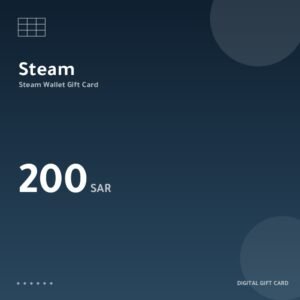 بطاقة ستيم 200 ريال