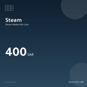 بطاقة ستيم 400 ريال