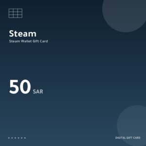 بطاقة ستيم 50 ريال